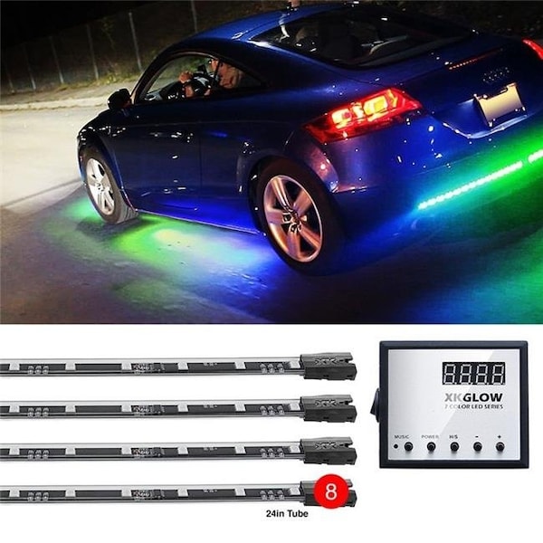 Xk Glow XKGXK041006 8 x 24 in. Tubes 3 Million Color Xkglow LED Accent Light Car & Truck XKGXK041006 - main